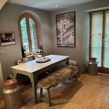 Modern Garden Chalet Apt With Spa And Pool * Chateau-d'Oex
