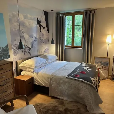 Modern Garden Chalet Apt With Spa And Pool Apartmán Chateau-d'Oex